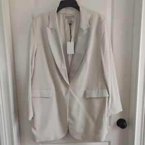 H&M Oversized Women's Cream Blazer